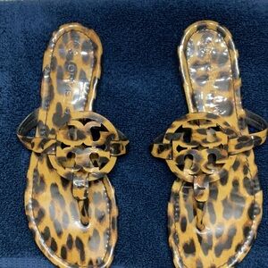Leopard Tory Burch sandals